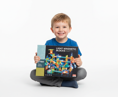 LIGHT MAGNETIC BLOCKS STEM 110EL GlowFest®
