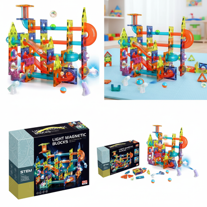 LIGHT MAGNETIC BLOCKS STEM 110EL GlowFest®