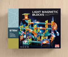 LIGHT MAGNETIC BLOCKS STEM 110EL GlowFest®